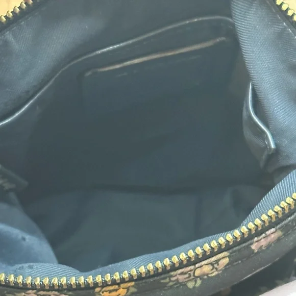 Coach Floral Crossbody Bag - Navy and Lavender - Picture 11 of 13